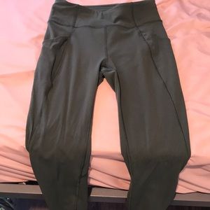 Olive Green LuluLemon 7/8 Leggings